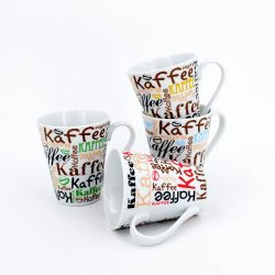 m3) KAFFEE-SCRIPT - Kaffeebecher-Set 4-teilig