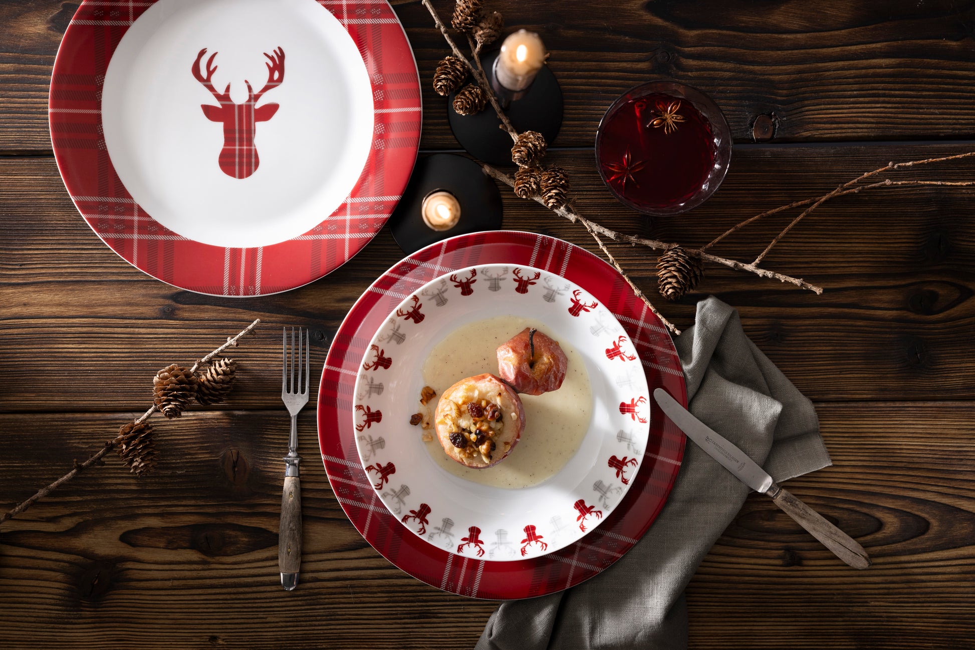 Highland Stag Kombiservice 30-teilig