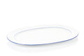 Blaurand Platte oval 33cm