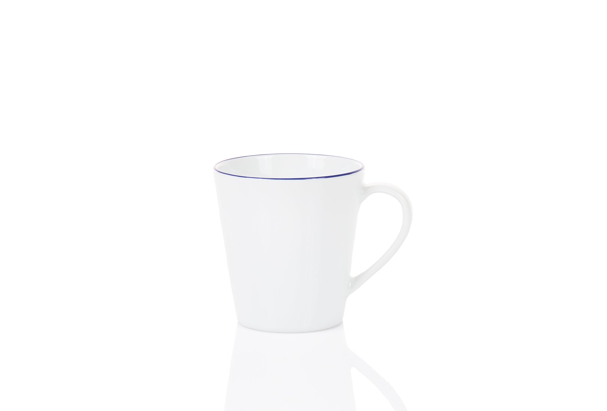 Blaurand Kaffeebecher konisch 0,25L