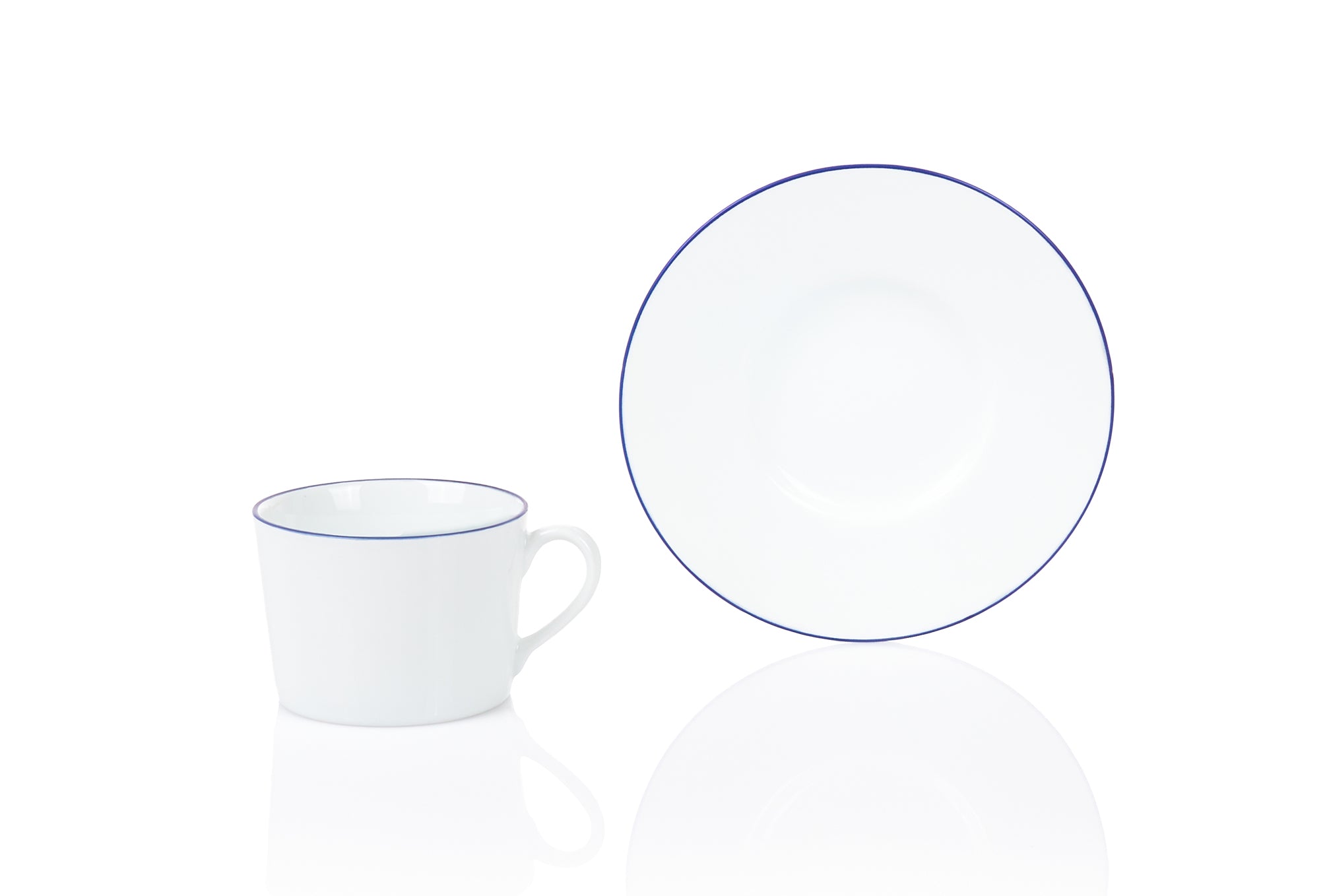 Blaurand Kaffeetasse 0,20L mit Untertasse