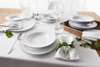 Blaurand Teller Set 24-teilig