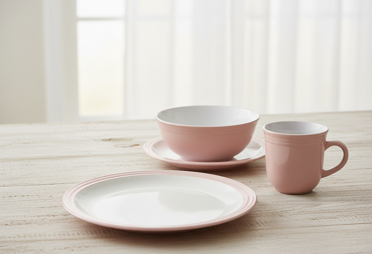 Camden pink Kombiservice 48-teilig