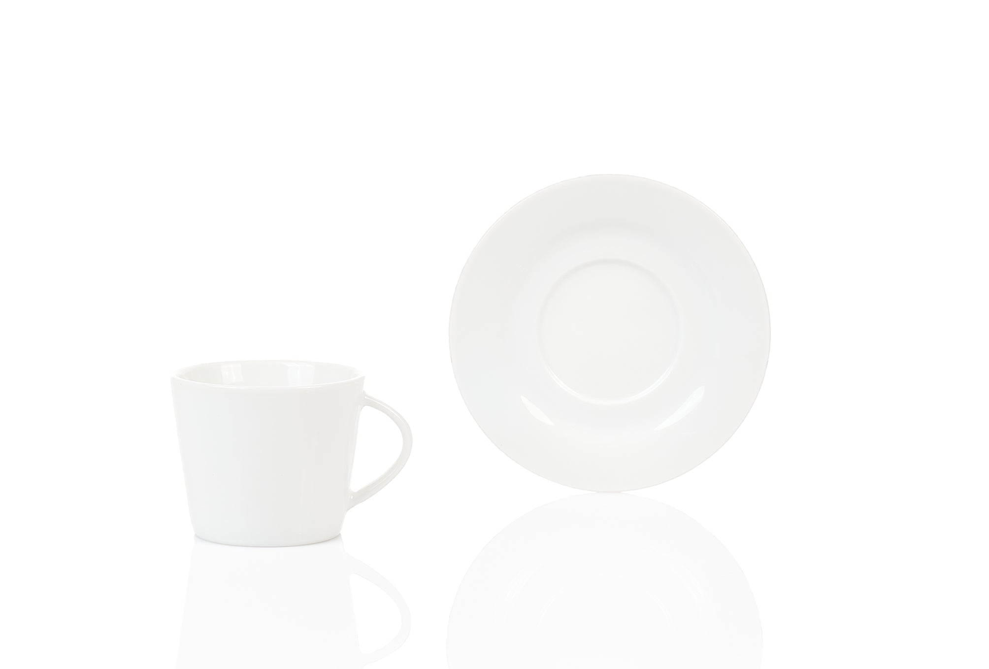 Classico 6er Set Kaffeetassen 0,20L mit Untertassen