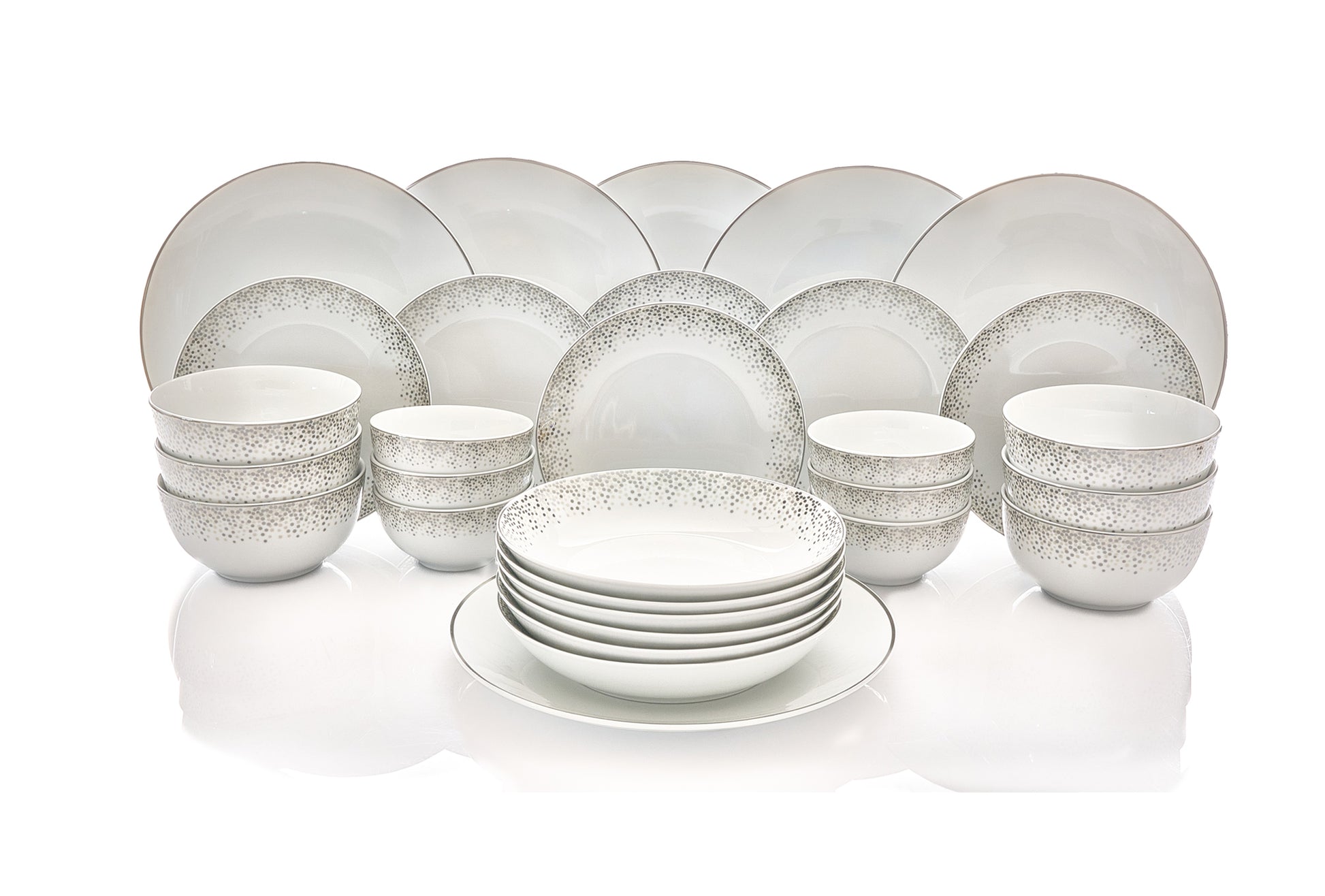 Dusty Silver Kombiservice 60-teilig