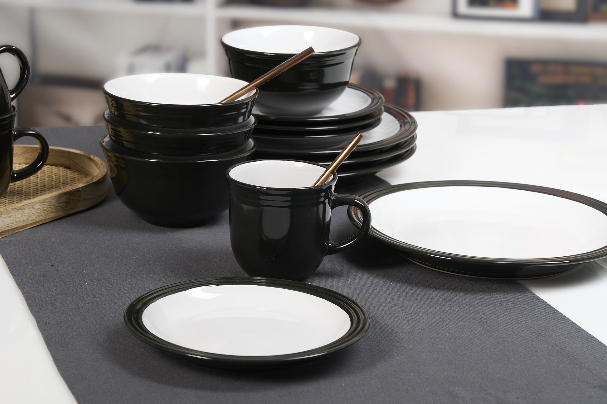 Camden black Kombiservice 16-teilig