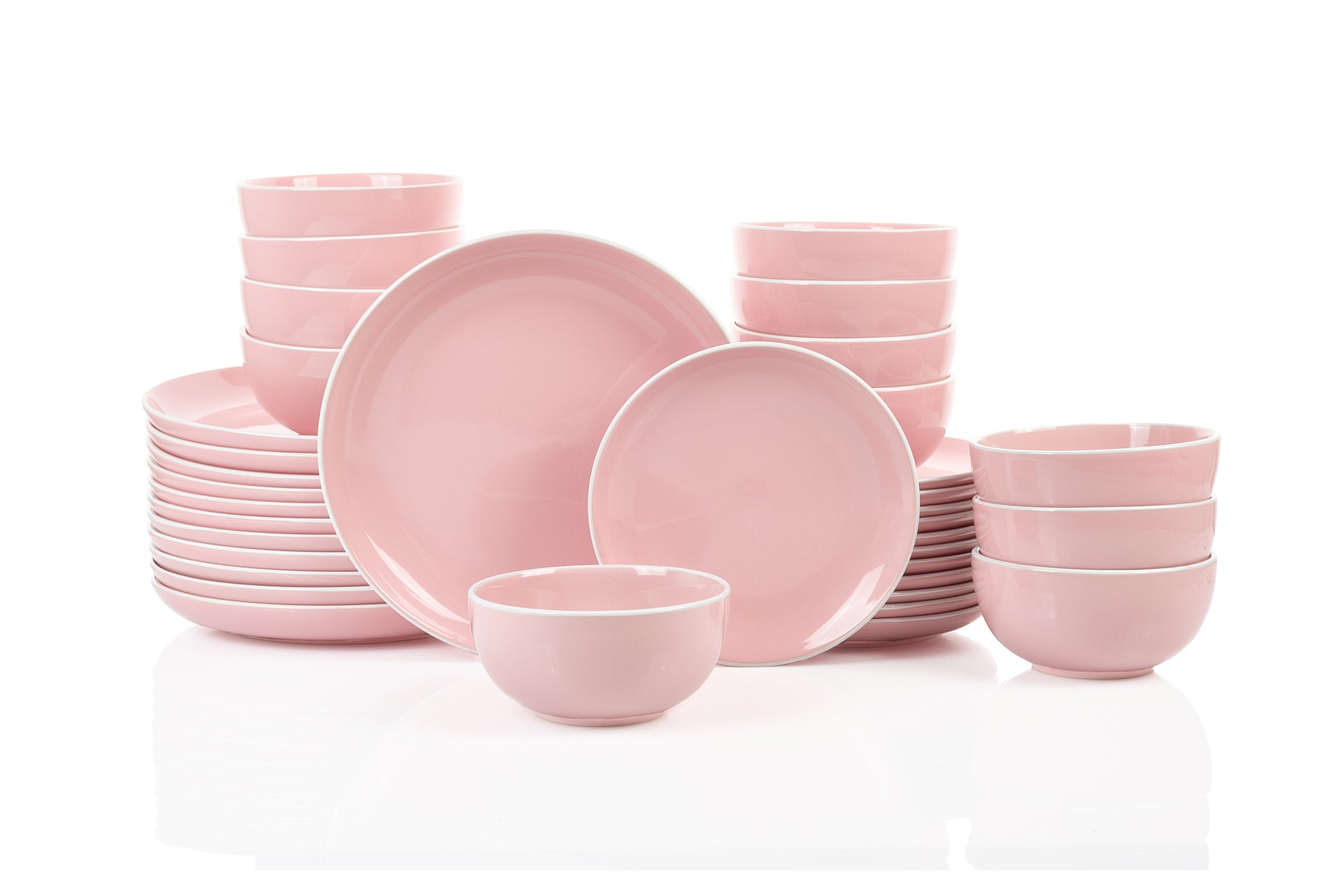 Halo pink Kombiservice 36-teilig