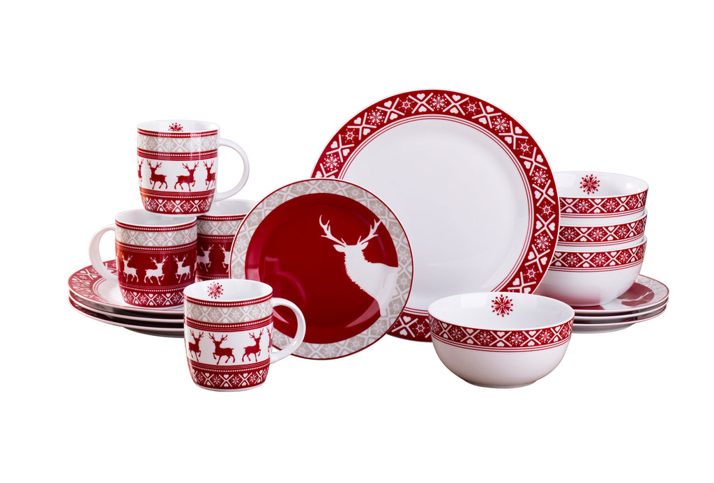 Nordic Reindeer Kombiservice 16-teilig