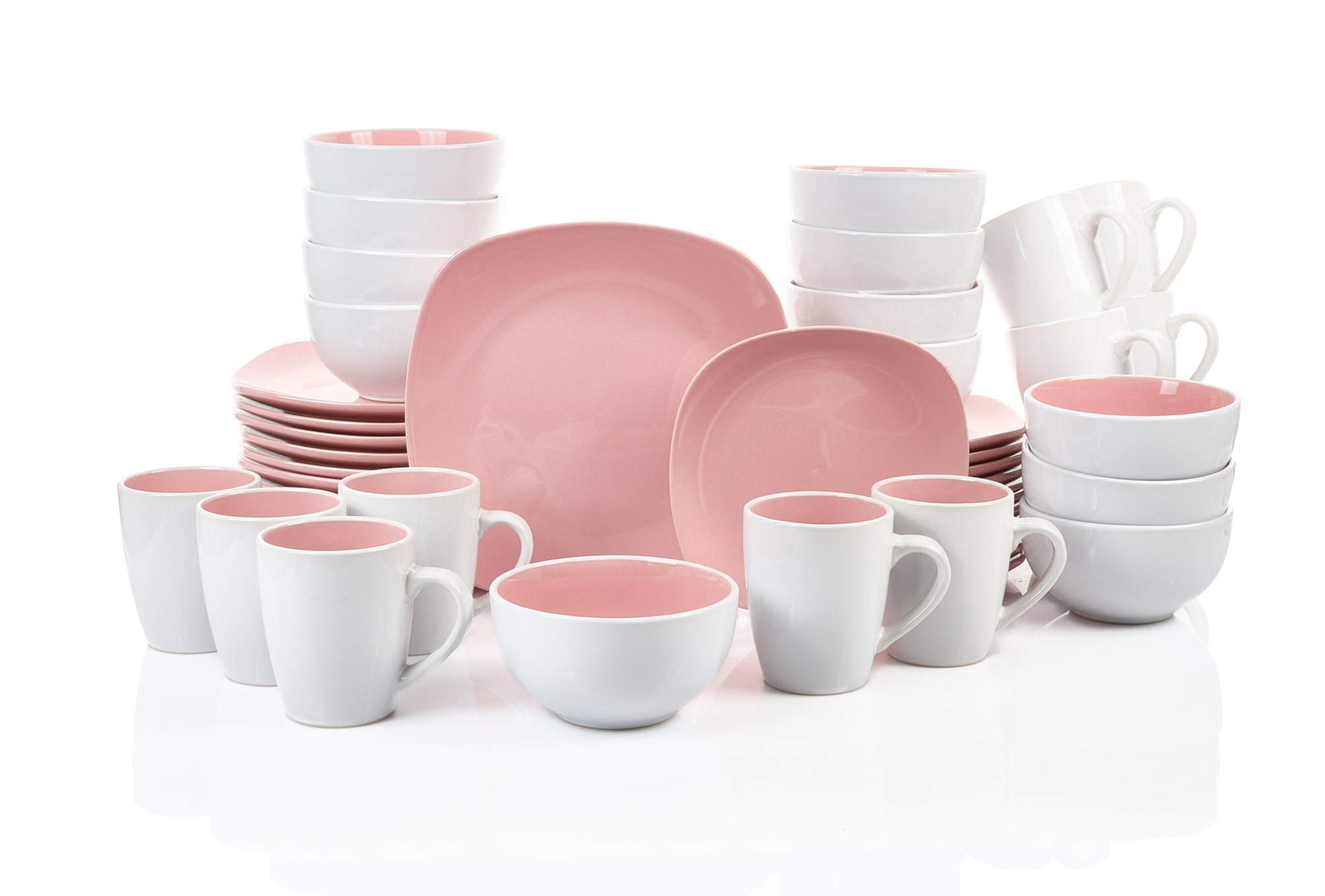 Nova pink Kombiservice 48-teilig