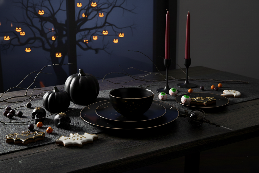 Ebony & Gold Kombiservice 24-teilig