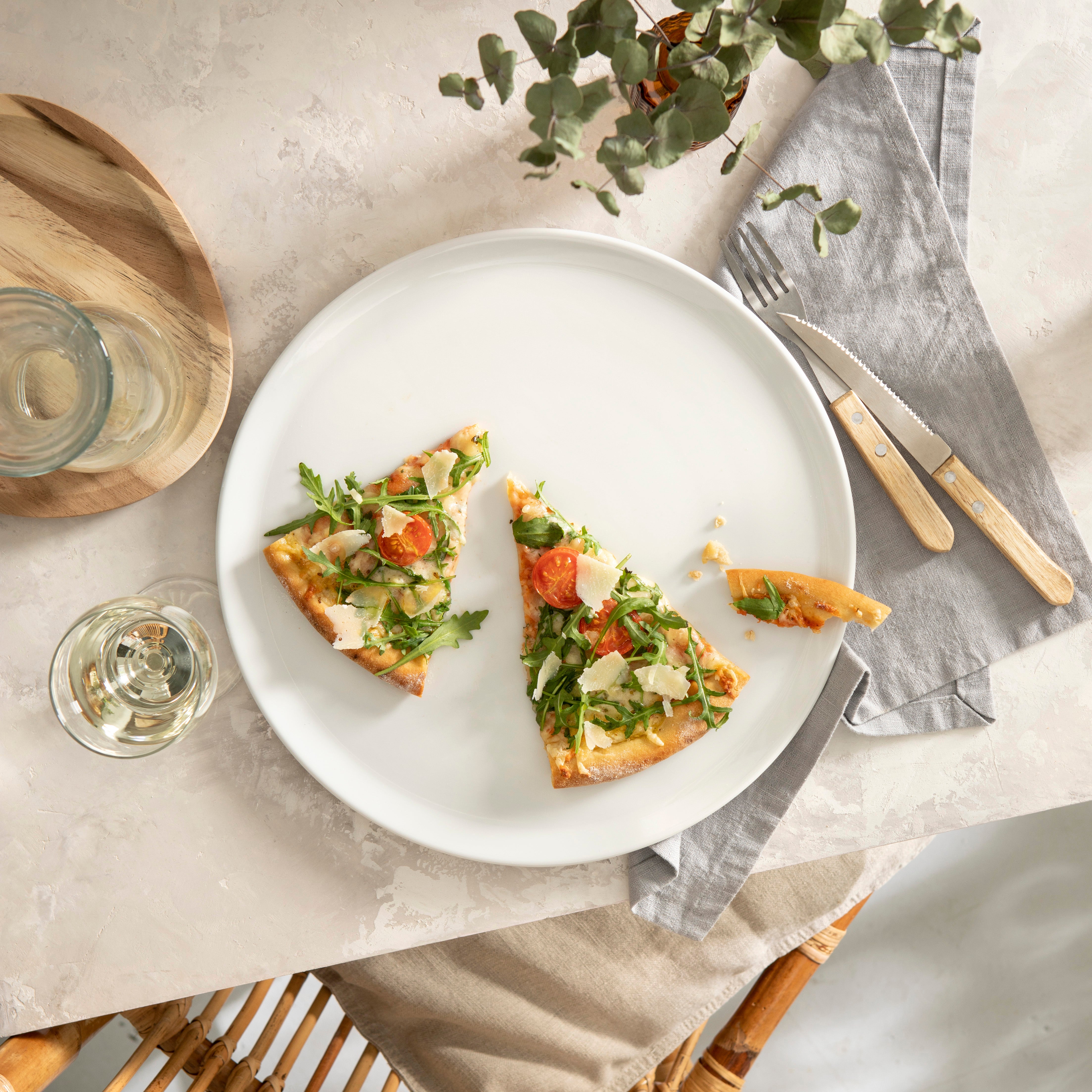 Retsch Arzberg – Piatto Per Pizza, ø 30 Cm, In Porcellana, Porcellana, Pomodoro & Spezia, 12 Pezzi