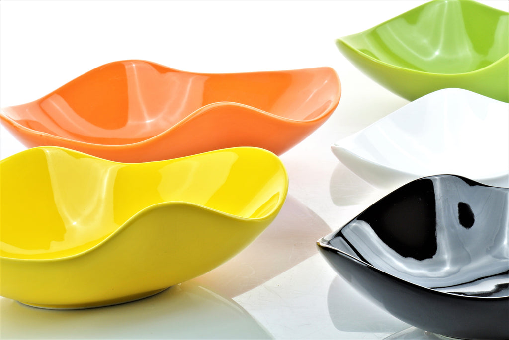 Schale geschwungen 27cm grün