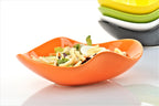 Schale geschwungen 27cm orange