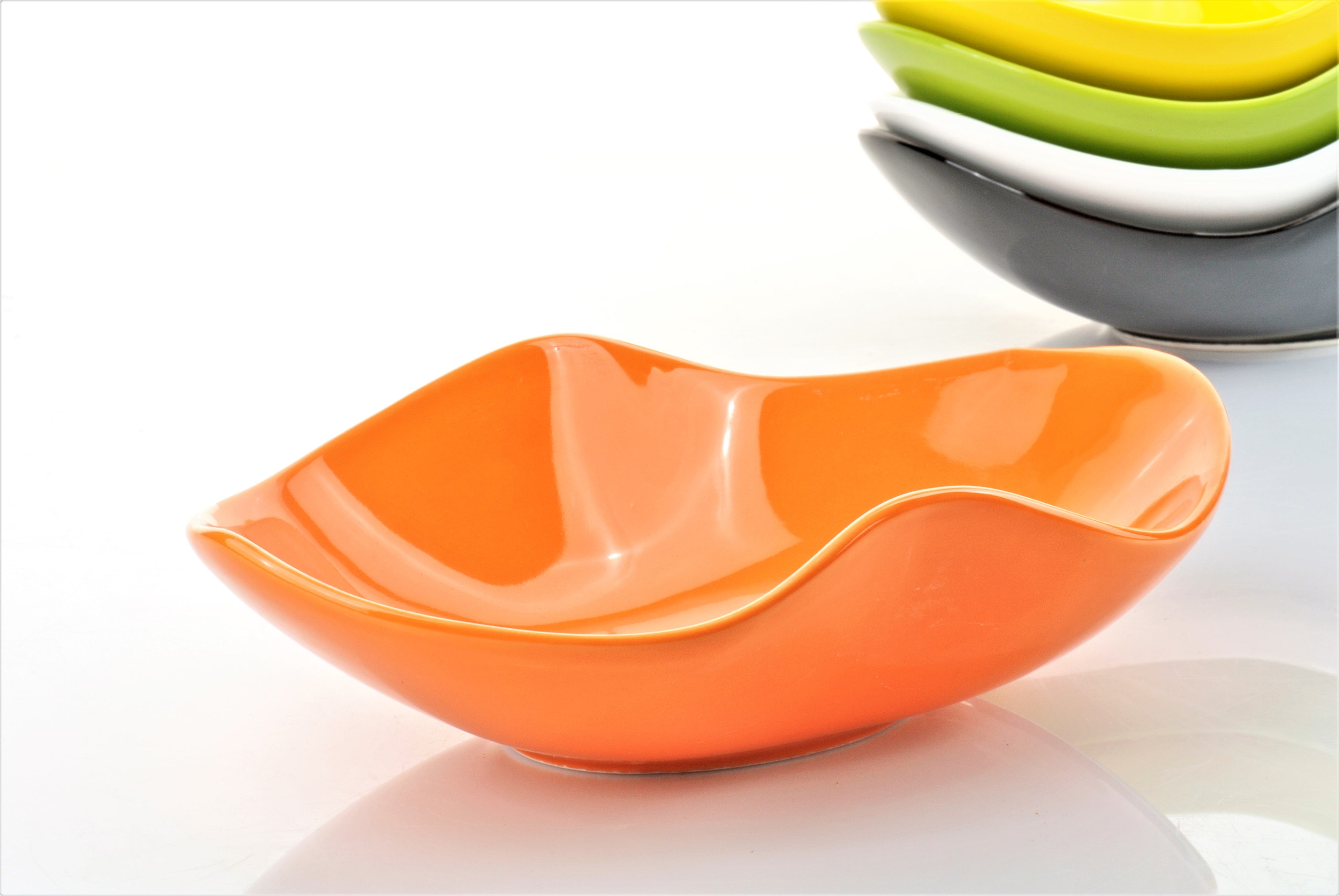 Schale geschwungen 27cm Orange