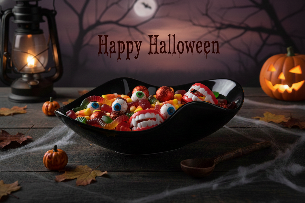 Schale geschwungen 27cm Schwarz