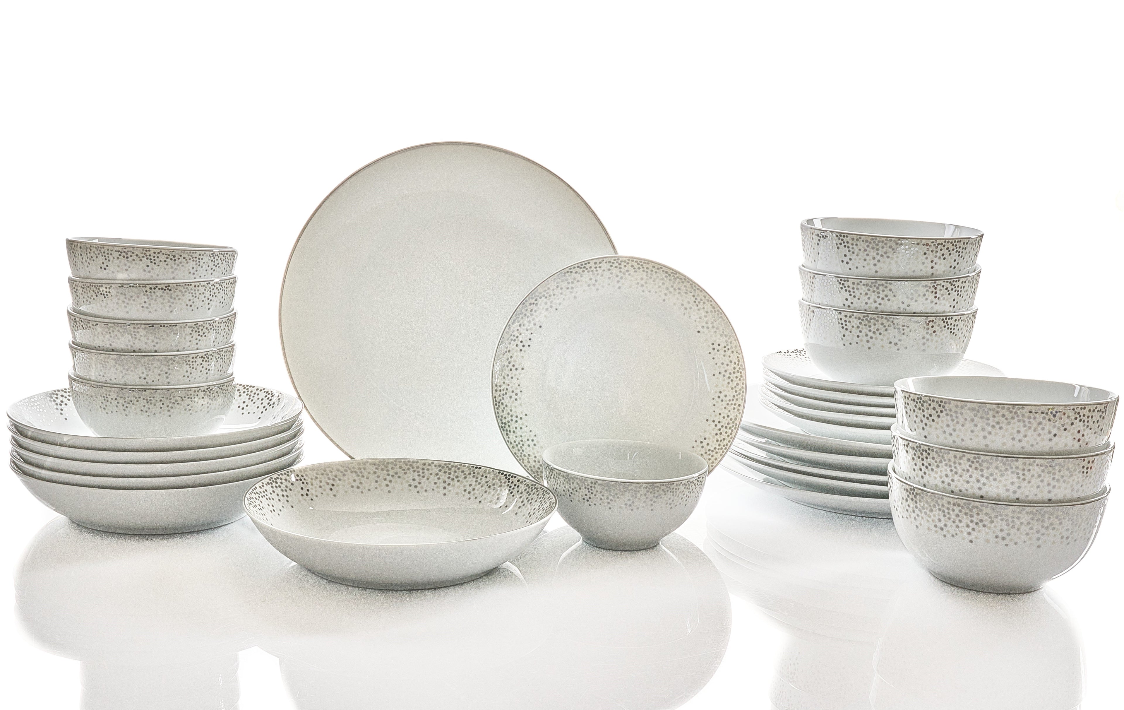 Dusty Silver Kombiservice 30-teilig