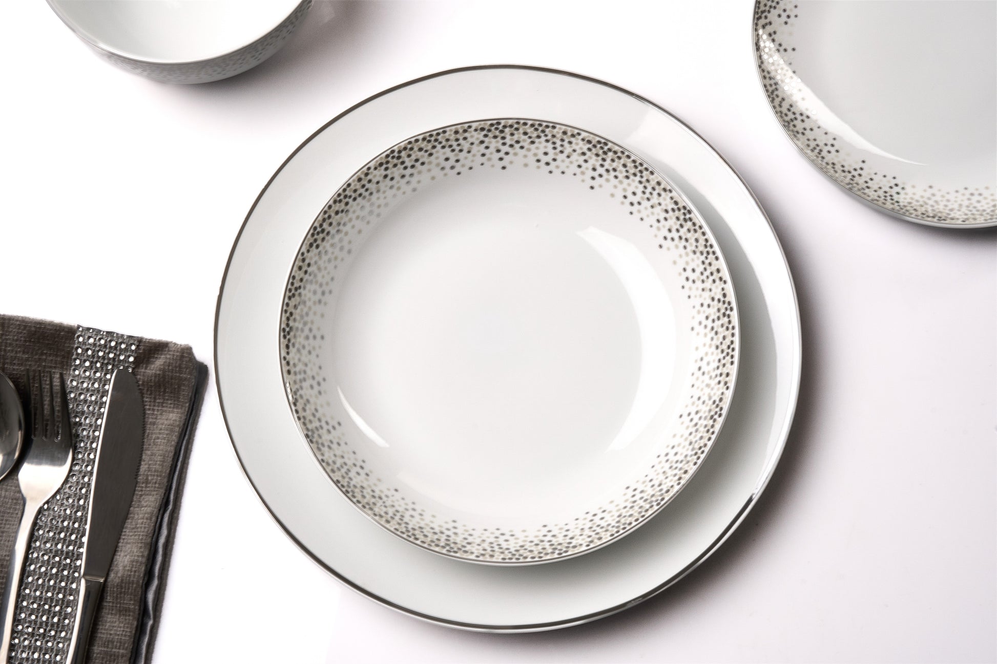 Dusty Silver Kombiservice 60-teilig