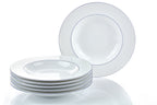 Blaurand Teller Set 12-teilig