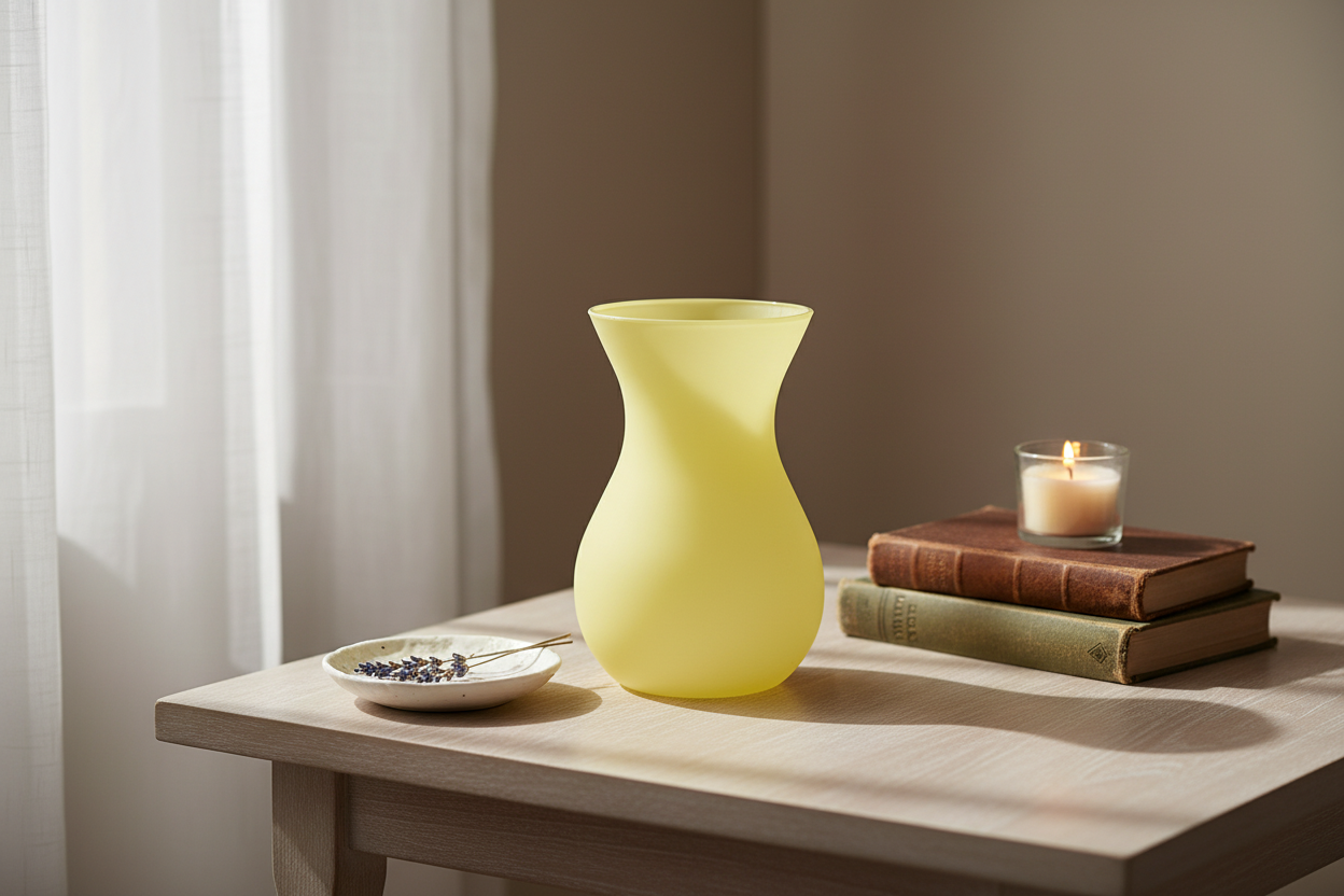 Vase gelb 18cm