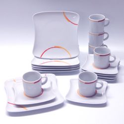 a) KERSTIN - Kaffeeservice 18-teilig fr 6 Personen / VERFGBAR: 3 Sets